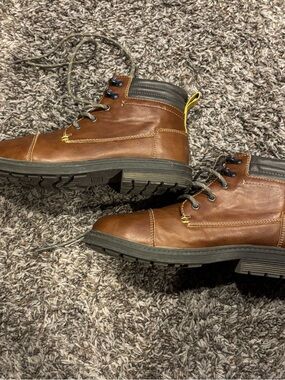 Men's Crevo Brown Leather Boots